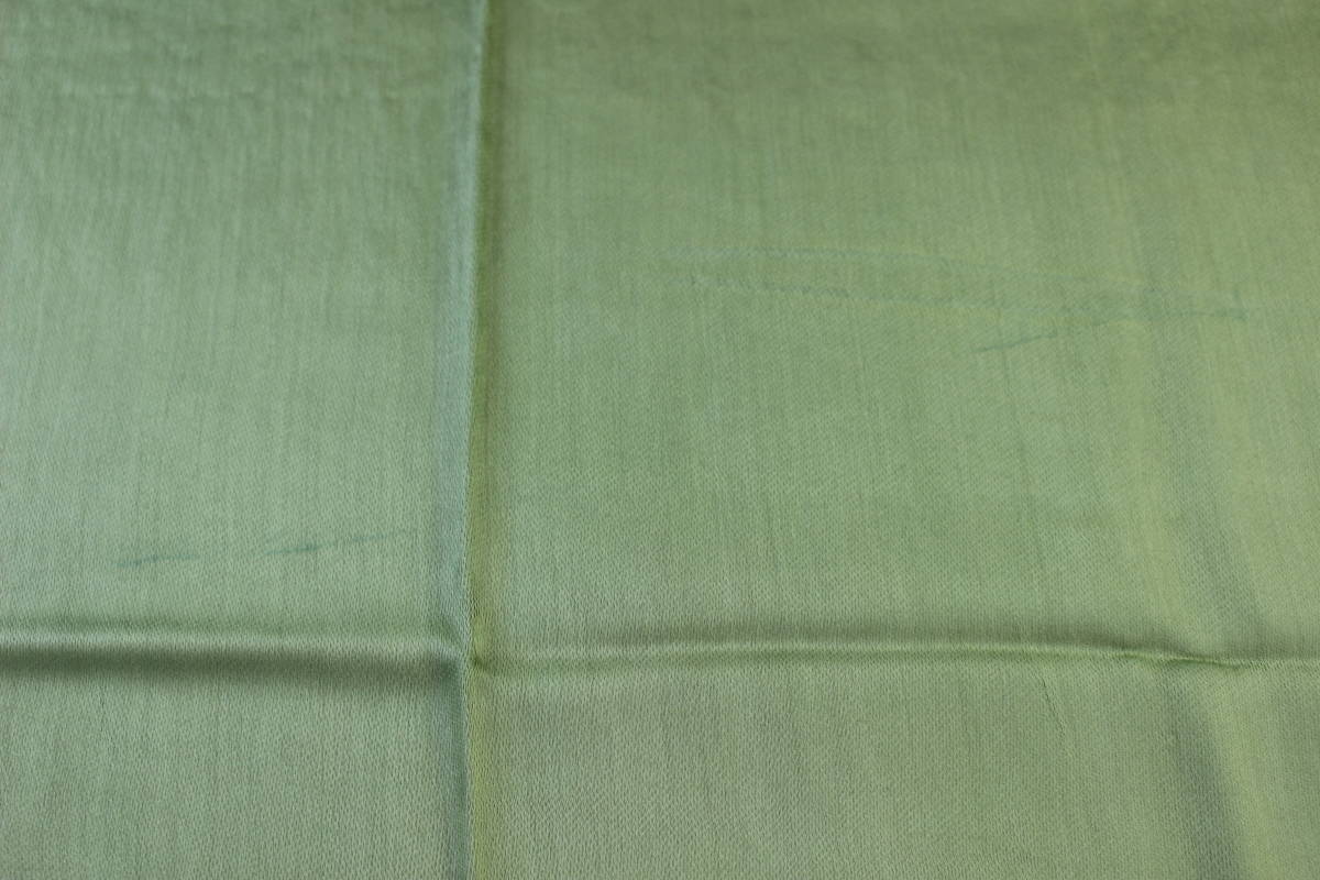 新品【パシュミナ Pashmina】無地 ライムグリーン LIME GREEN 緑 Plain 大判 ストール カシミア100% Cashmere 訳あり_画像4