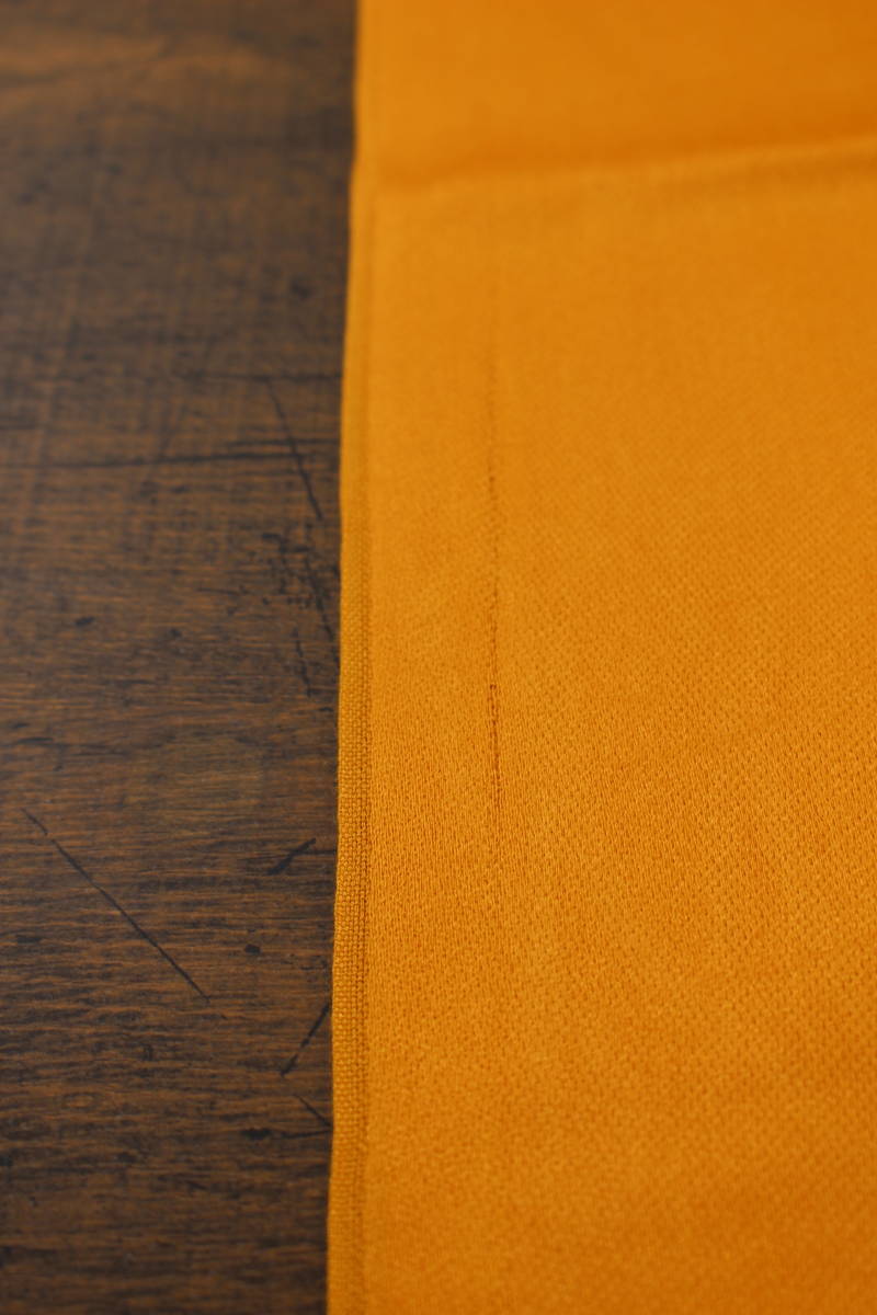 新品【パシュミナ Pashmina】無地 NEON ORANGE ネオンオレンジ Plain 大判 ストール カシミア100% Cashmere 訳あり_画像4