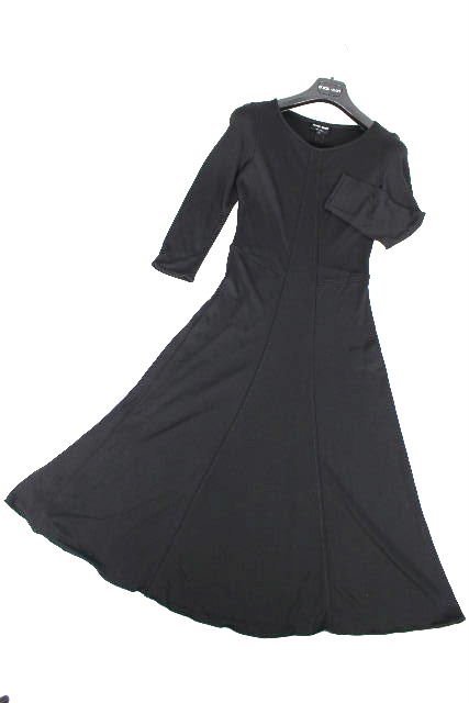 ジョルジオアルマーニ ARMANI ロング ワンピース ブラック 黒 [42] レディース アルマーニ ドレス　 I114_画像1
