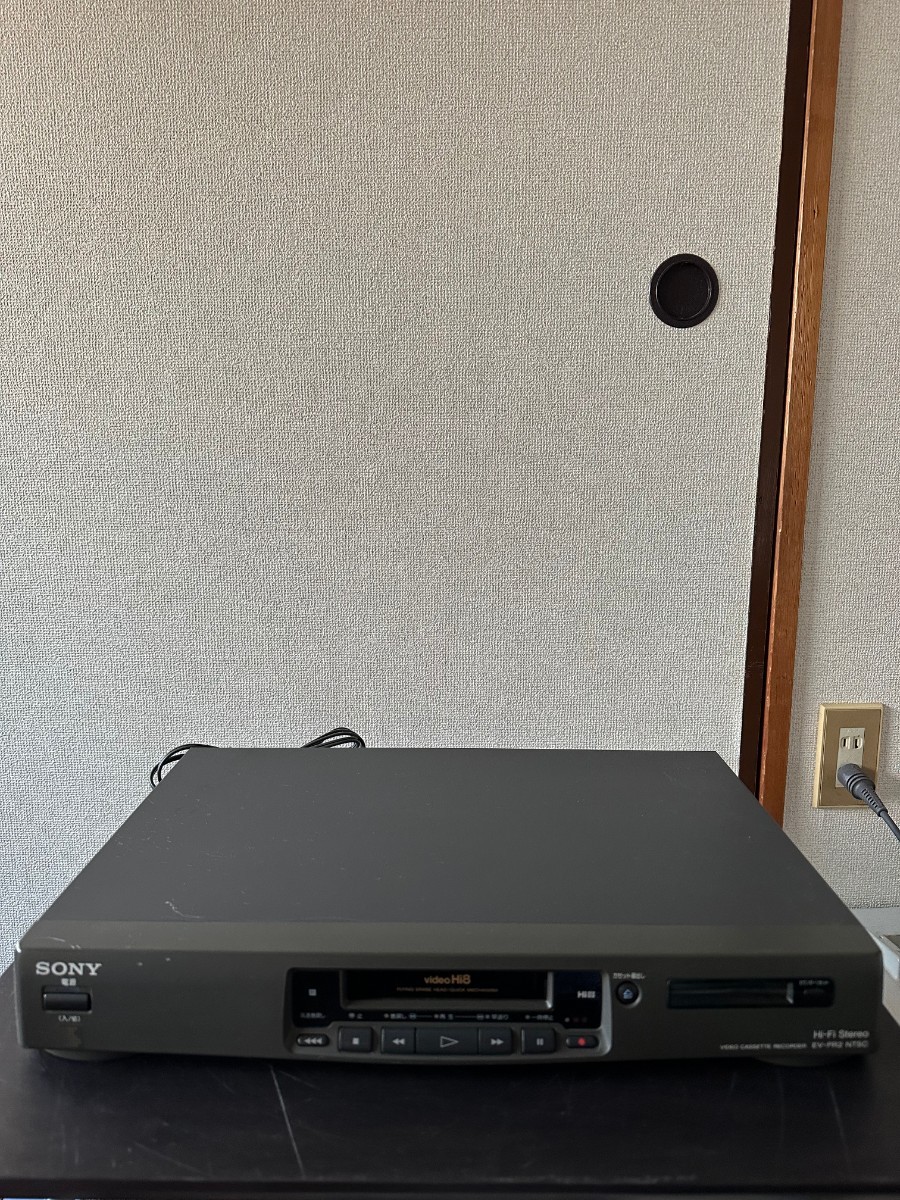 SONY ソニー Hi8 ビデオカセットレコーダー1995年製 EV-PR2 通電のみ