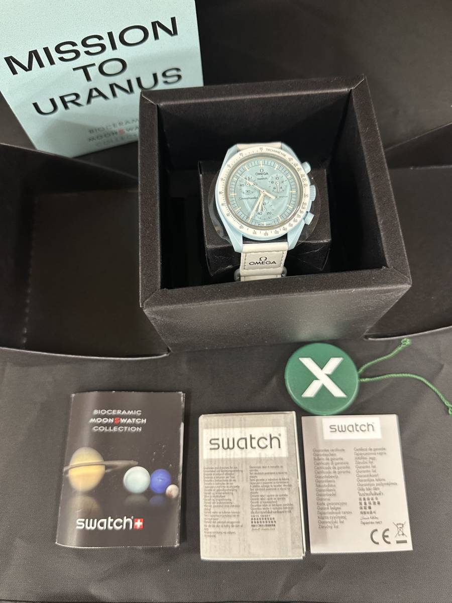 オメガ×スウォッチ OMEGA×Swatch MISSION TO URANUS スピードマスター ムーンスウォッチ_画像2