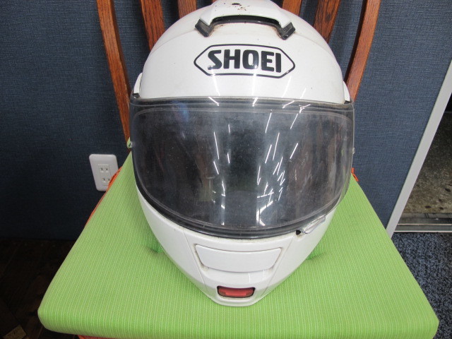 SHOEI NEOTEC　ホワイト Lサイズ 　ジャンク品_画像1