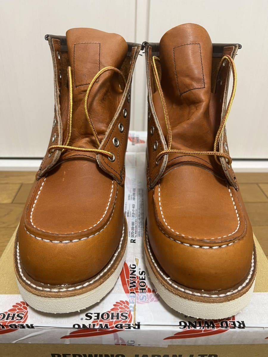 REDWING 6 CLASSIC MOC レッドウィング 6インチ クラシックモック・US8/26.0センチ・オロ「レガシー」・ICON STYLE NO.875・本店購入品_画像3