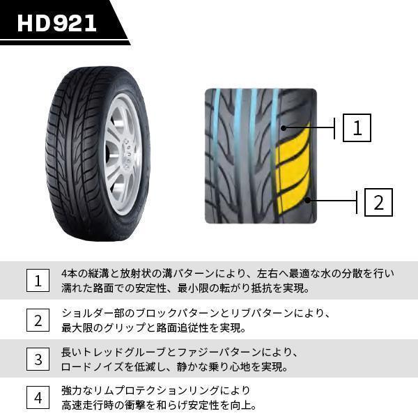 225/40R18 2023年製造 新品サマータイヤ HAIDA HD921 送料無料 225/40/18_画像6