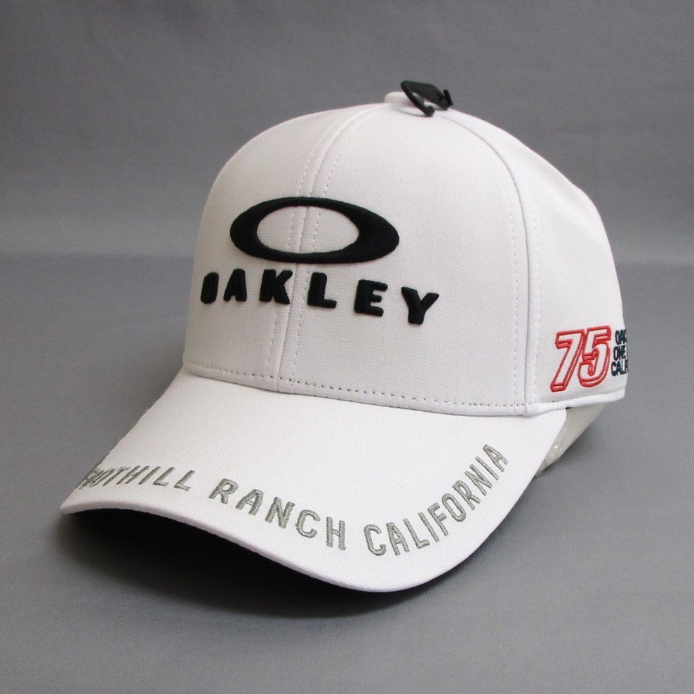 オークリー キャップ FOS901577-100 ホワイト FIXED CAP FA 23.0★送料無料 OAKLEY フィックスド キャップ WHITE_画像1