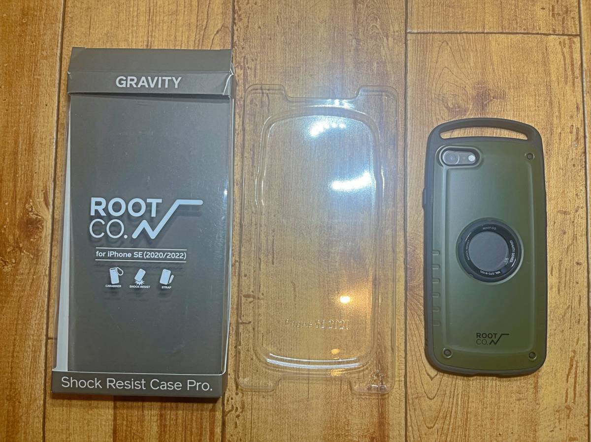 未使用品　RooT co. 　ルートコー　iPhoneSEケース　Gravity Shock Resist Case Pro.【for iPhoneSE2020−2022】_画像2