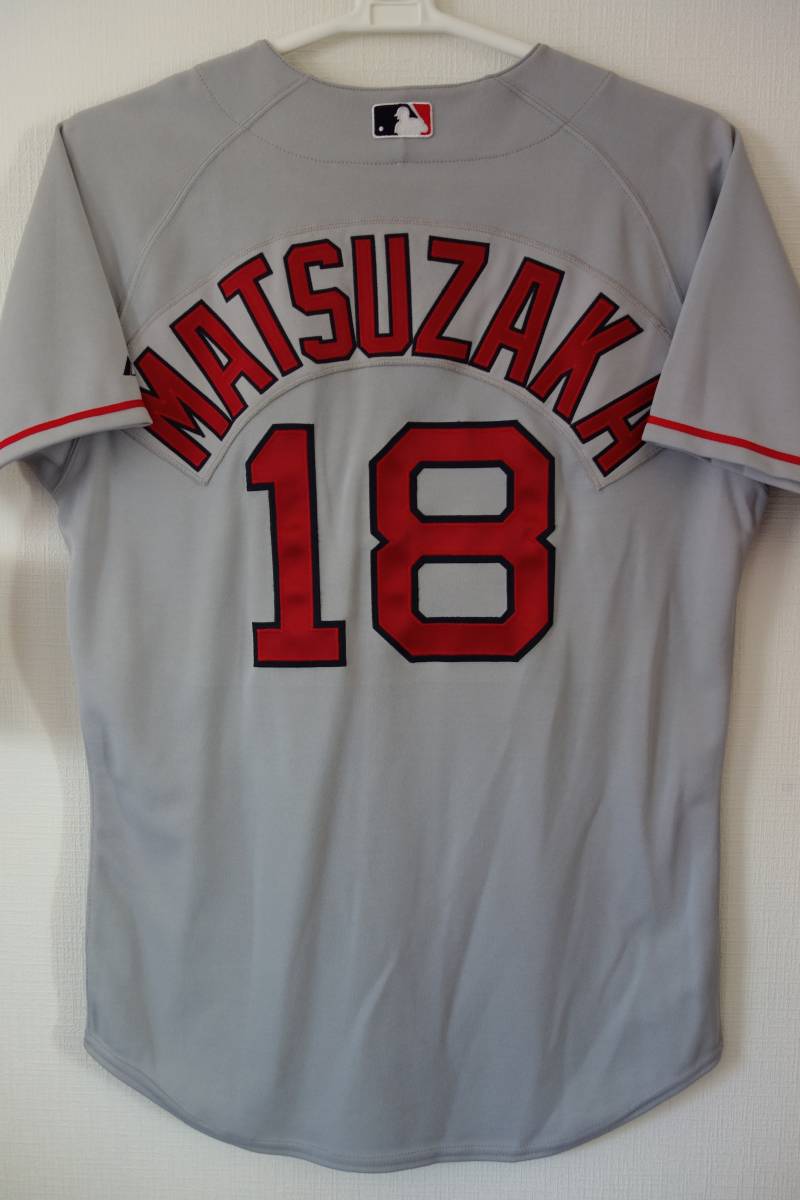 MLB　ボストン・レッドソックス　#18　松坂大輔　オーセンティック ジャージ　ユニフォーム　マジェスティック　新品未使用　タグ付き_画像3