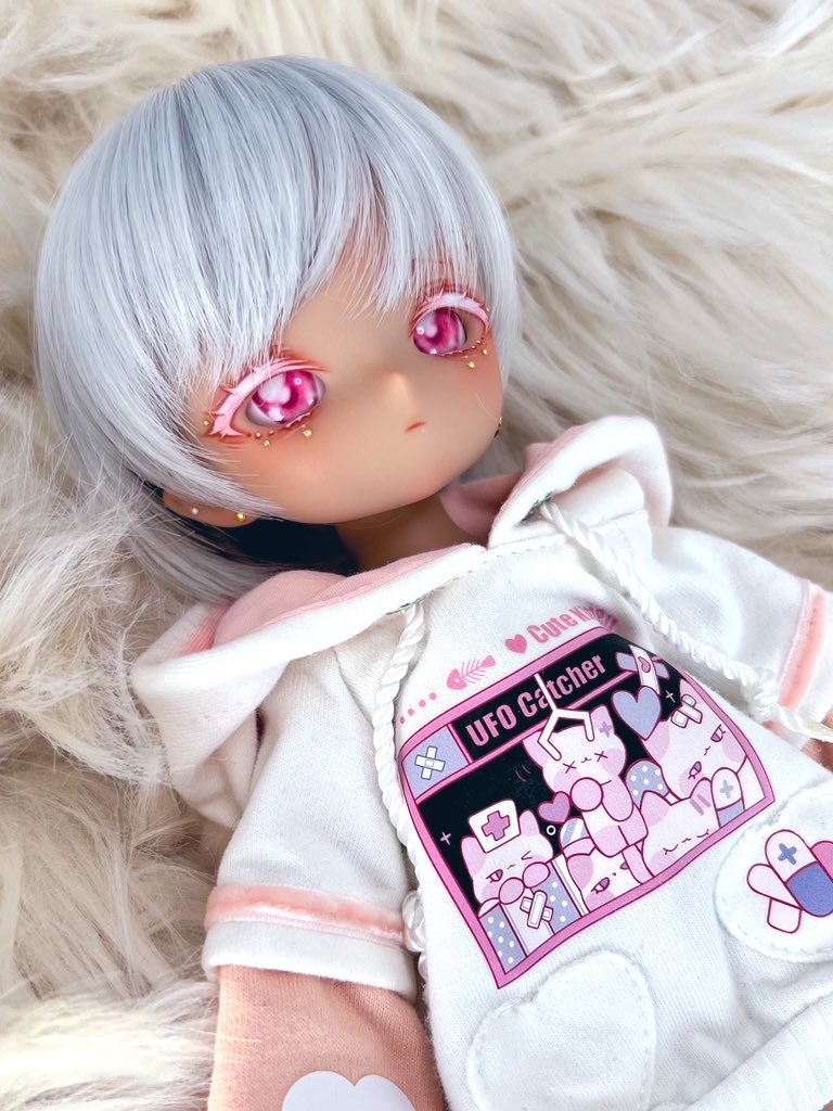 【△さんかく△】imomodoll カスタムヘッド&本体　チョコレートスキン（アイ付）_画像2