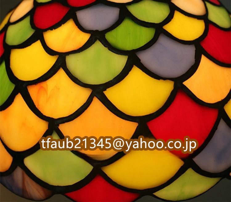 ウォールライト ステンドランプ ステンドグラス 花柄 ランプ 壁掛け照明 アンティーク ティファニー技法 室内装飾_画像6