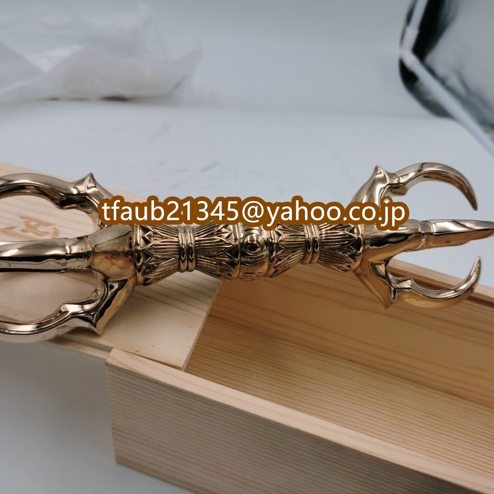密教法具 寺院用仏具」極上品 真言宗 金剛杵 鬼面型五鈷杵 仏具 密教法具 寺院用仏具」極上品 真言宗 金剛杵 鬼面型五鈷杵 仏具