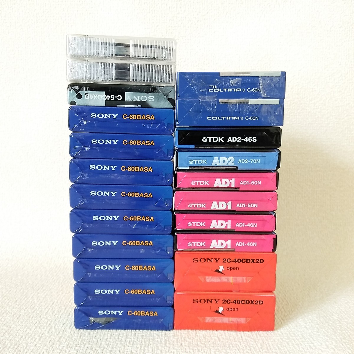 【未使用 】カセットテープ 全24個 SONY / ＴＤＫ 他_画像6
