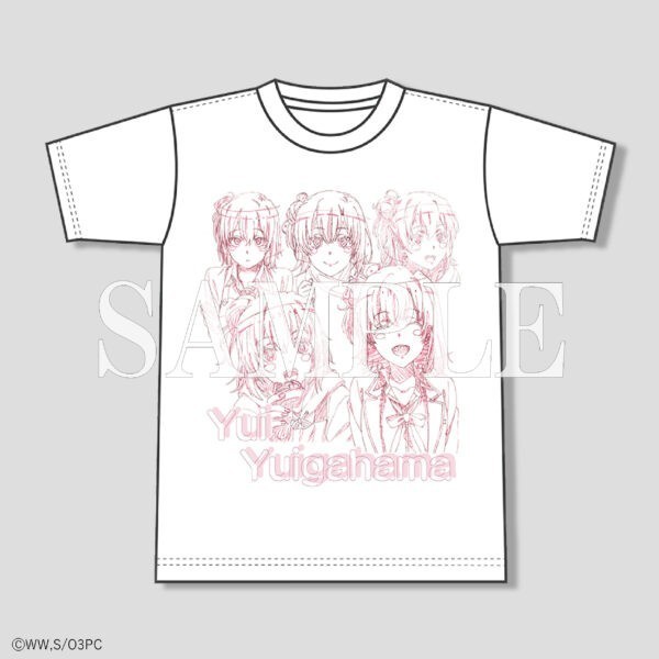 俺ガイル展 文化祭 限定グッズ 由比ヶ浜結衣 原画Ｔシャツ やはり俺の青春ラブコメはまちがっている。展 _画像1