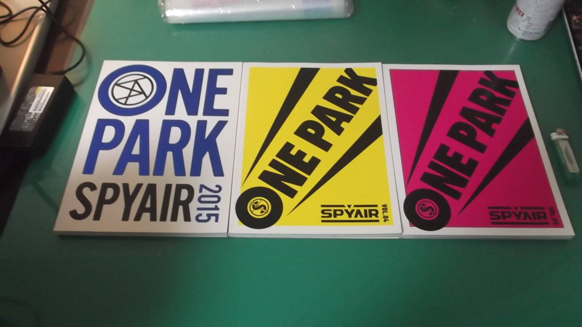 出M6792★ スパイエアー ワンパーク 3冊 ONE PARK SPYAIR 2015、2016、2017の画像1