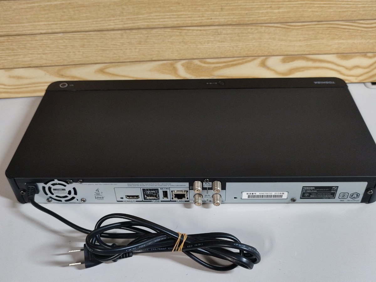 1TB☆動作OK☆東芝/REGZA☆HDD/BDレコーダー☆DBR-Z520☆2番組同時録画