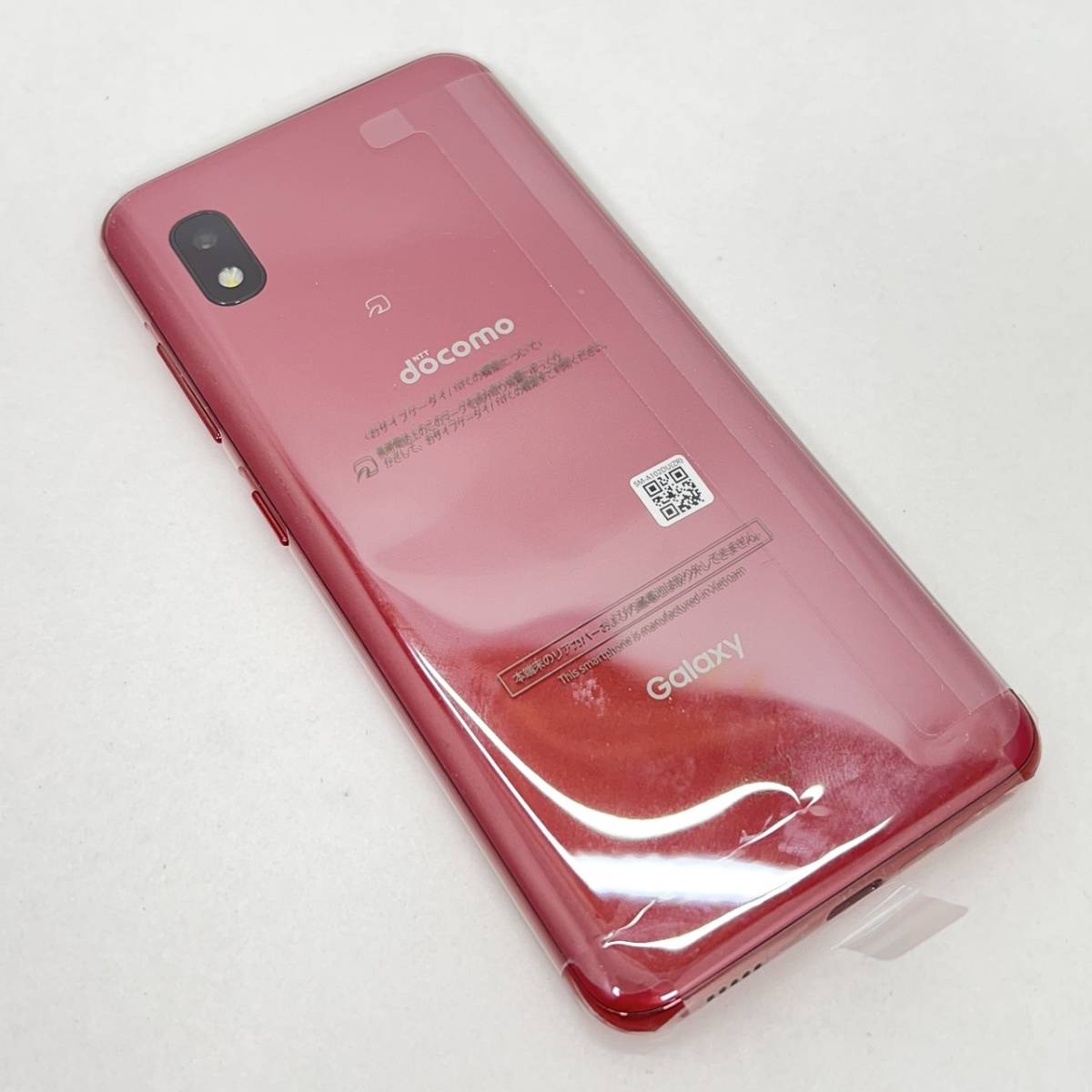 【訳アリ】SIMフリー docomo Galaxy A21 SC-42A レッド Red スマートフォン本体_画像4