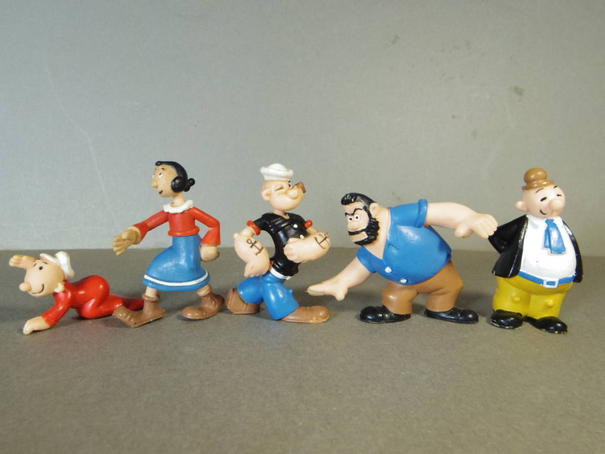 Popeye ポパイ PVCフィギュア 5種セット Maia+Borges ポルトガル Popeye ポパイ PVCフィギュア 5種セット Maia+Borges ポルトガル