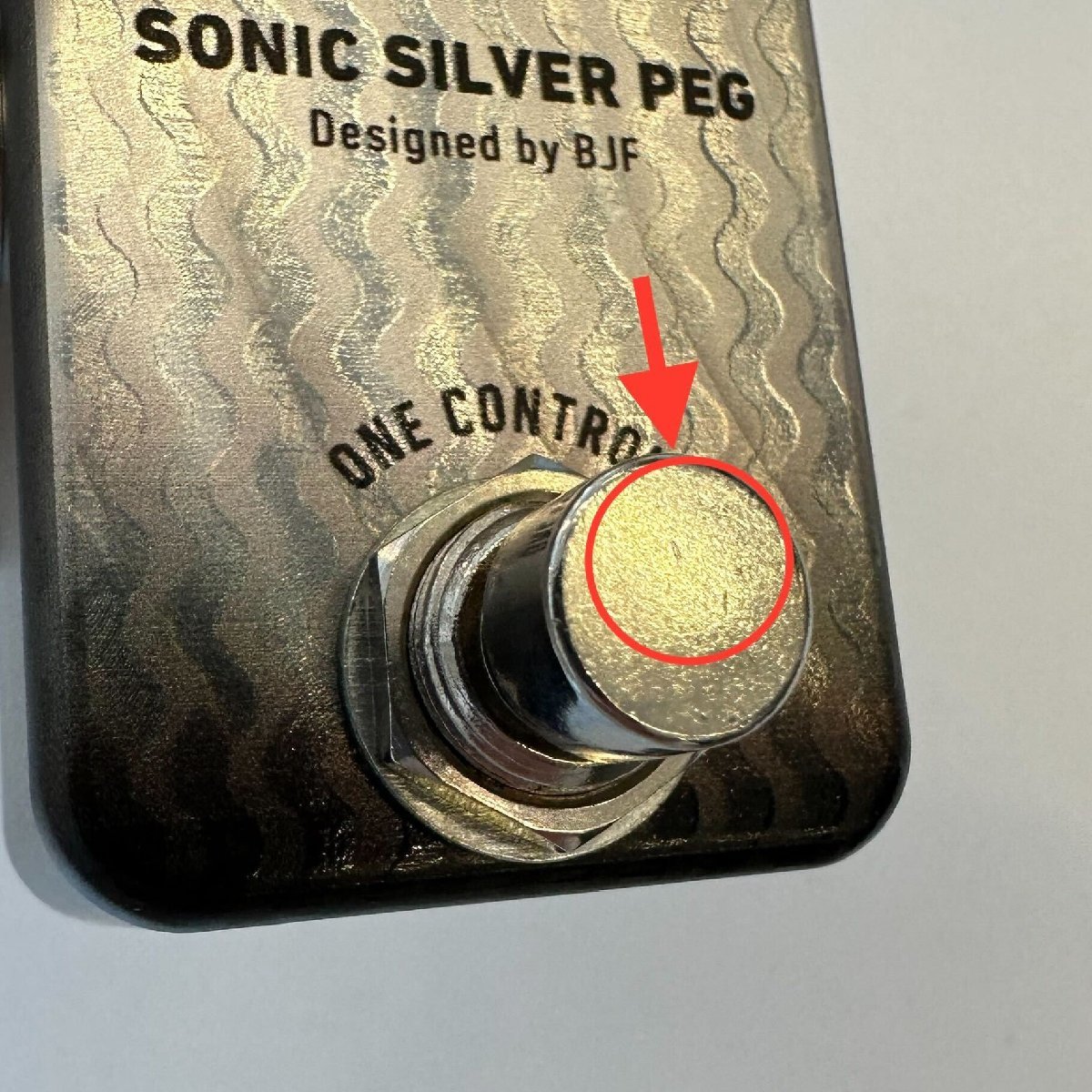 最落無し! One Control　SONIC SILVER PEG / a43405　伝説のベースアンプ、“V4”のサウンドを再現したベースAIAB　1円_画像5