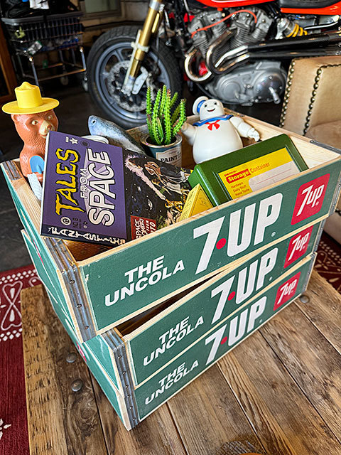 7UP　セブンアップ　ウッドクレート　ソーダ木箱（グリーン）単品 ■ アメリカン雑貨 アメリカ雑貨_画像9
