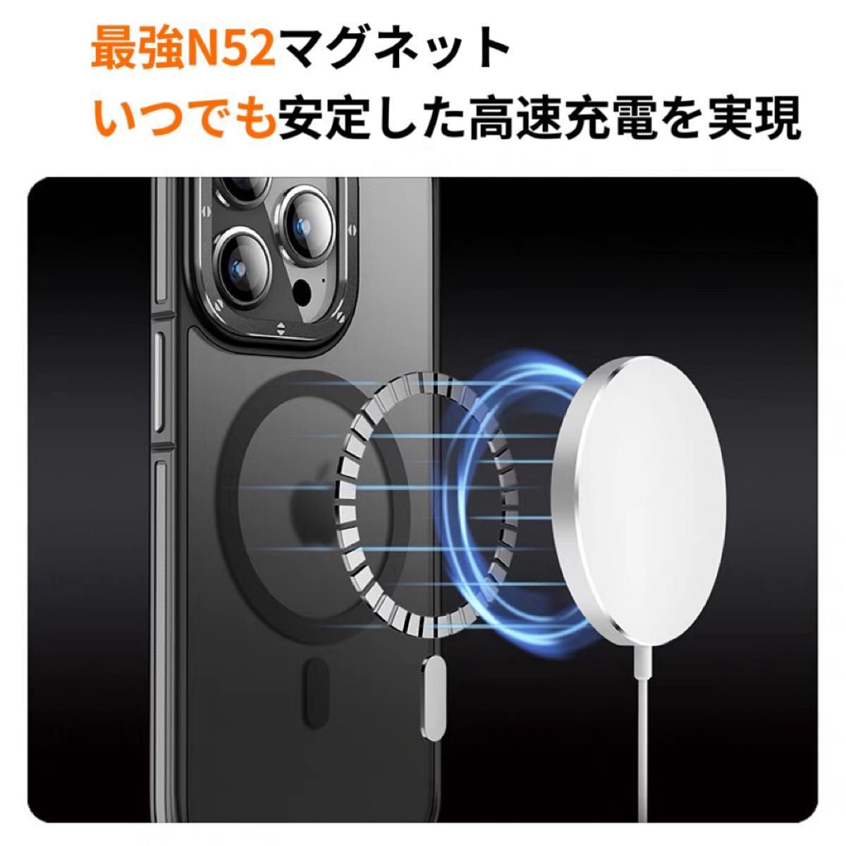 【期間限定セール】iPhone15Proケース クリア マット 韓国 半透明 マグセーフ 新感触 TPU 2色 高級感 最新