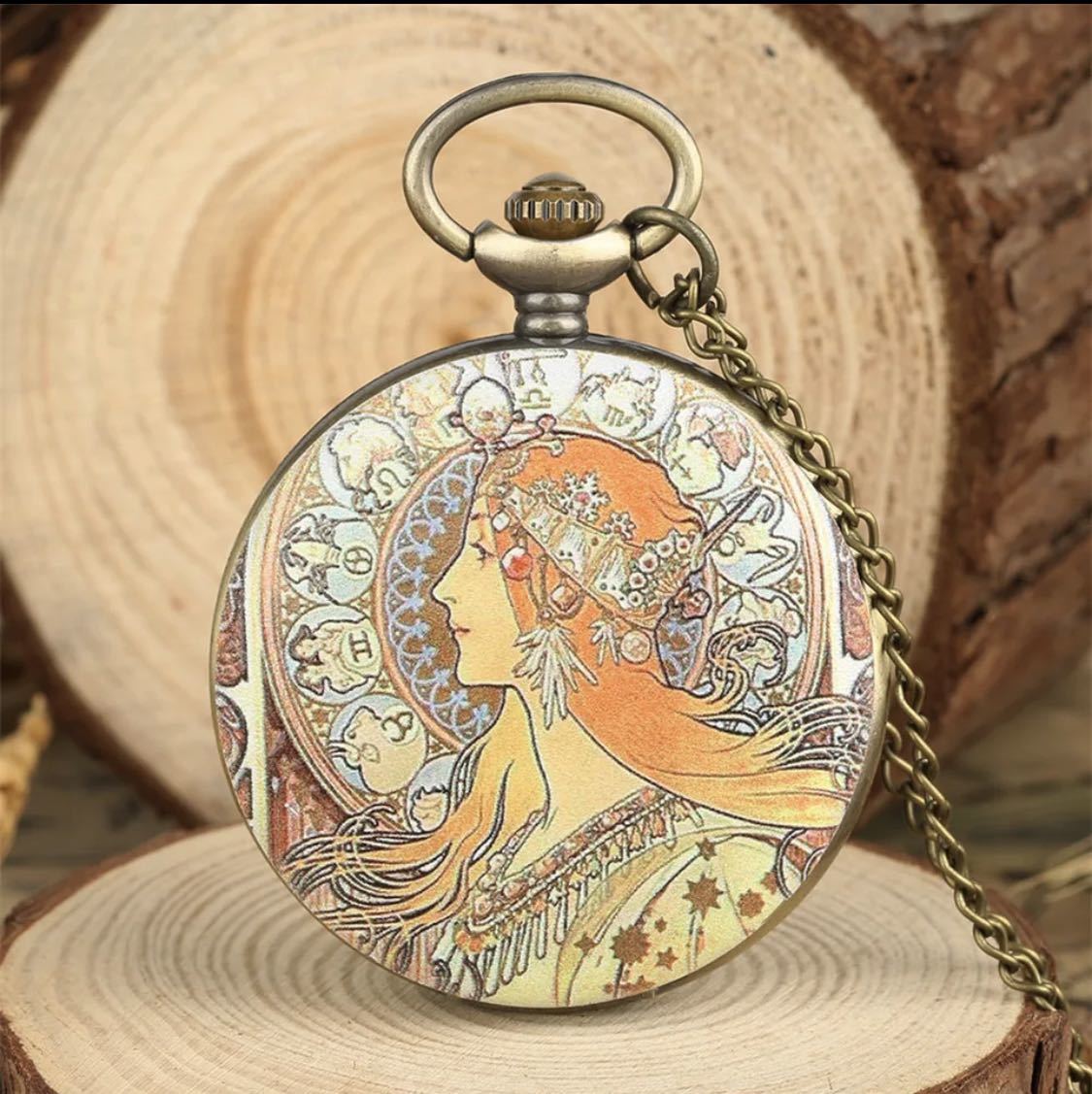  pocket watch myu car manner antique design 