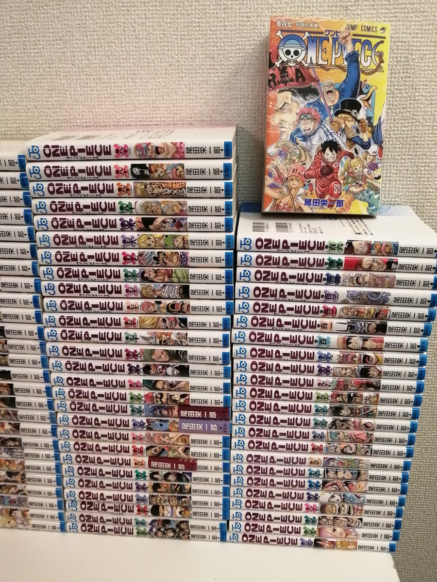 美品 全107巻 ワンピース 全巻 漫画 尾田栄一郎 1-107巻 送料無料 新品