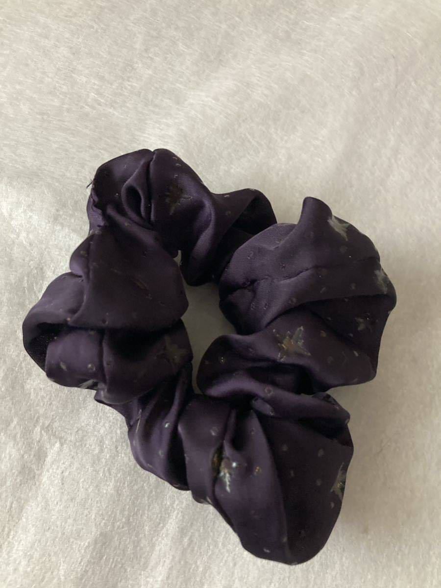  elastic 3 piece set hair elastic bell bed wine purple black 