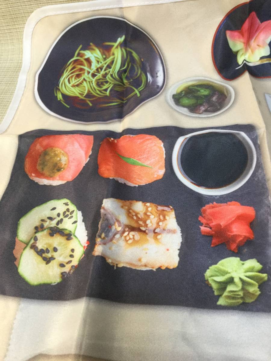 ランチョンマット 和善 懐石料理 日本料理 茶そば てまり寿司 赤飯 漬物 お茶 ミネラルウォーター_画像5