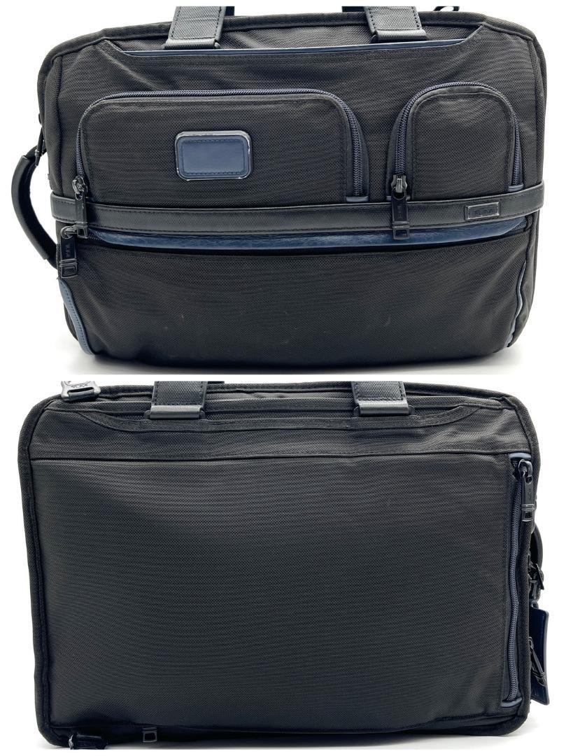 【現行品 美品】 TUMI トゥミ 3way ALPHA3 日本限定 2603180DNVY3E スリーウェイ ブリーフ リュック バックパック ビジネス 保証期間内 A4_画像3