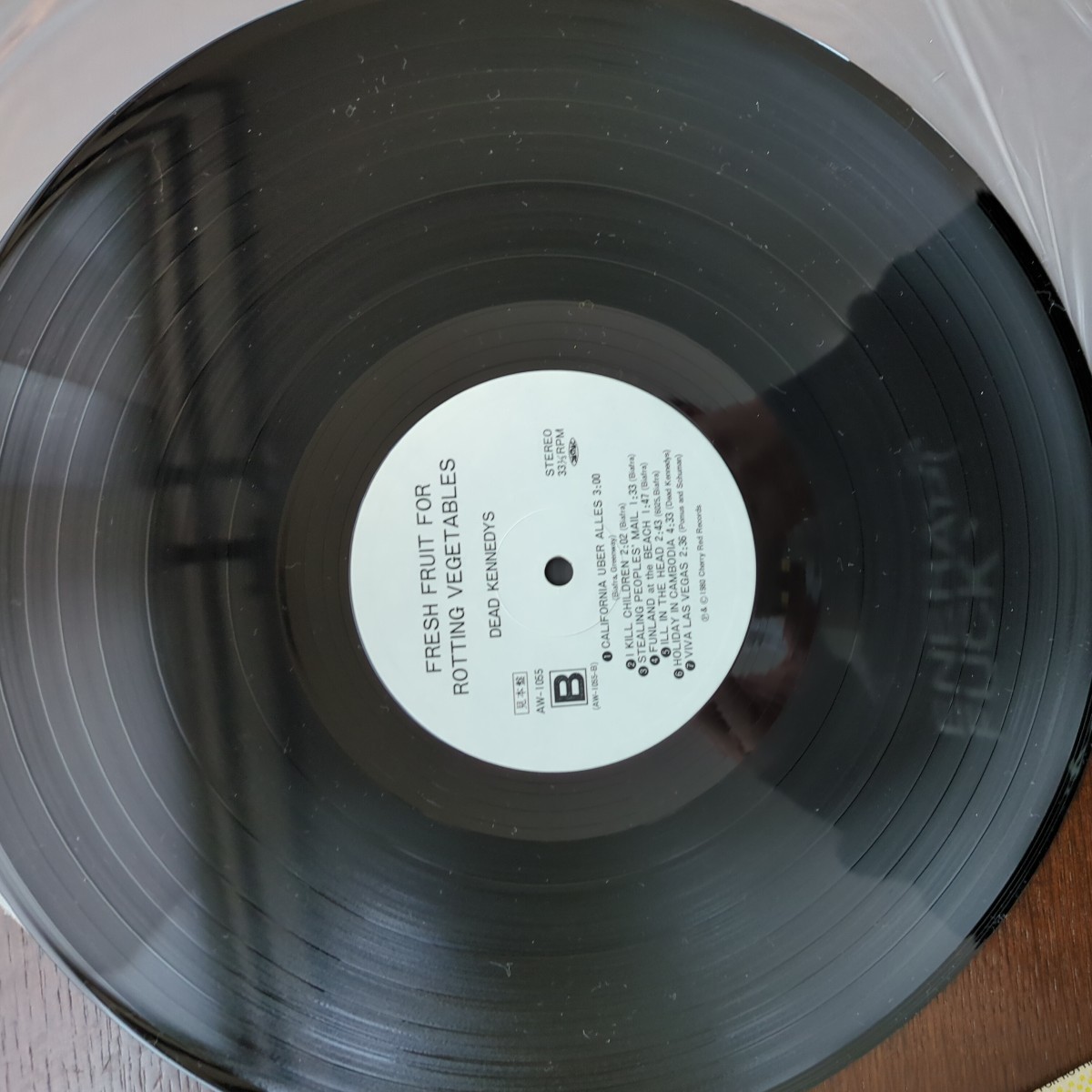 PROMO sample 見本盤 dead kennedys fresh fruit for rotting vegetables テッド・ケネディーズ record レコード LP アナログ vinylの画像5