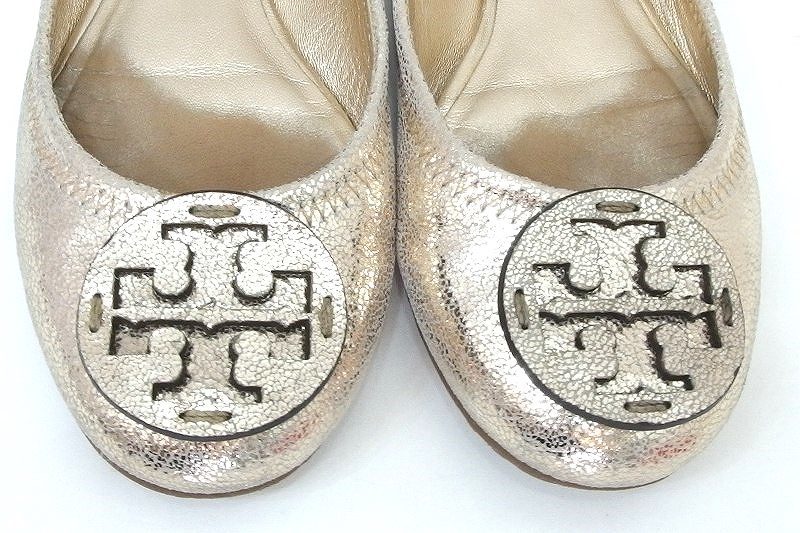 トリーバーチ TORY BURCH レザー フラットシューズ バレエシューズ 6.5 kz4620207381_画像6