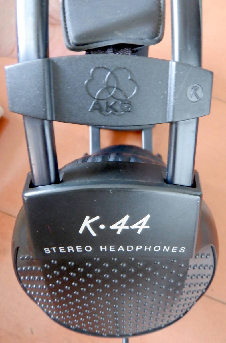 A AKG K-44 ヘッドフォン 黒 オーディオ機器 ヘッドホン _画像7