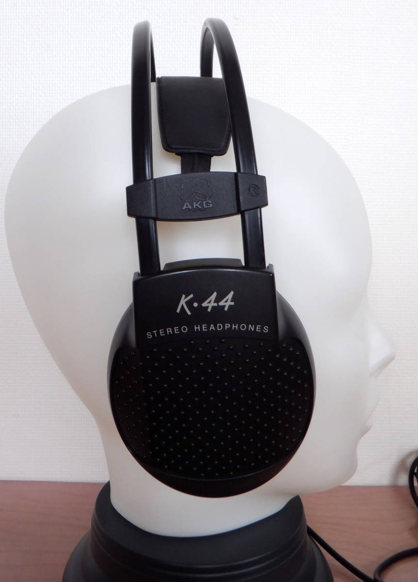 A AKG K-44 ヘッドフォン 黒 オーディオ機器 ヘッドホン _画像3