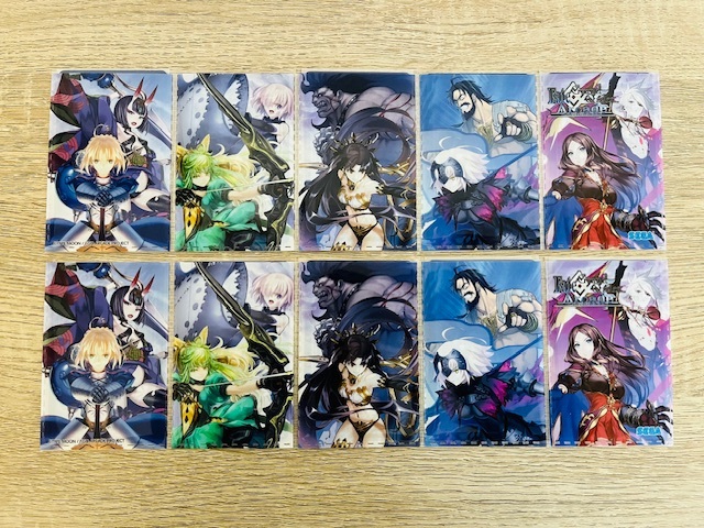 3-4◎フェイトグランドオーダー FGO スリーブセット 65枚 大量おまとめ☆中古品☆ ホロ 清姫 Saber アルトリア・ペンドラゴン 概念礼装 _帯状スリーブ入り