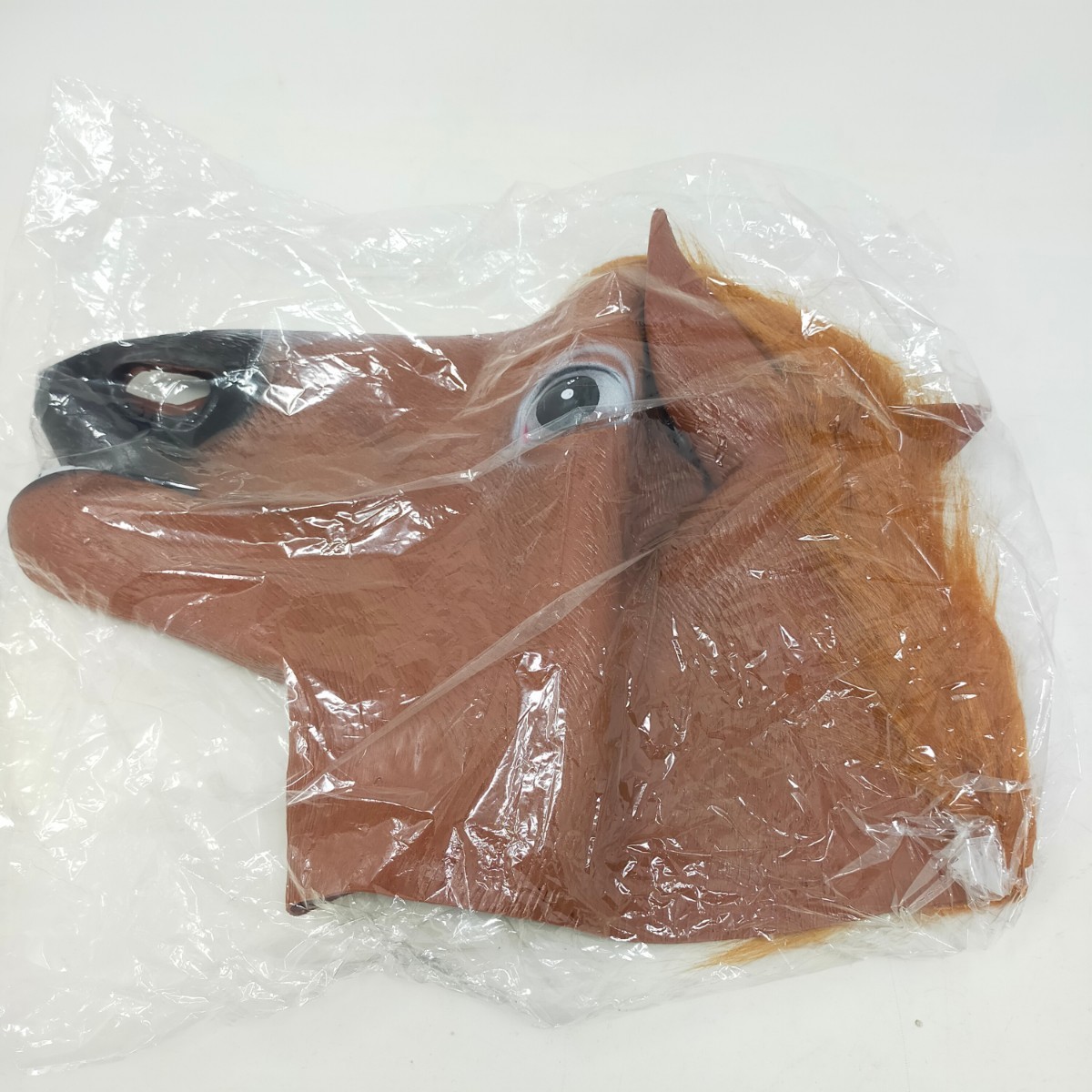 * unopened * horse head gear headdress mask cosplay .. child toy becomes .. hose S