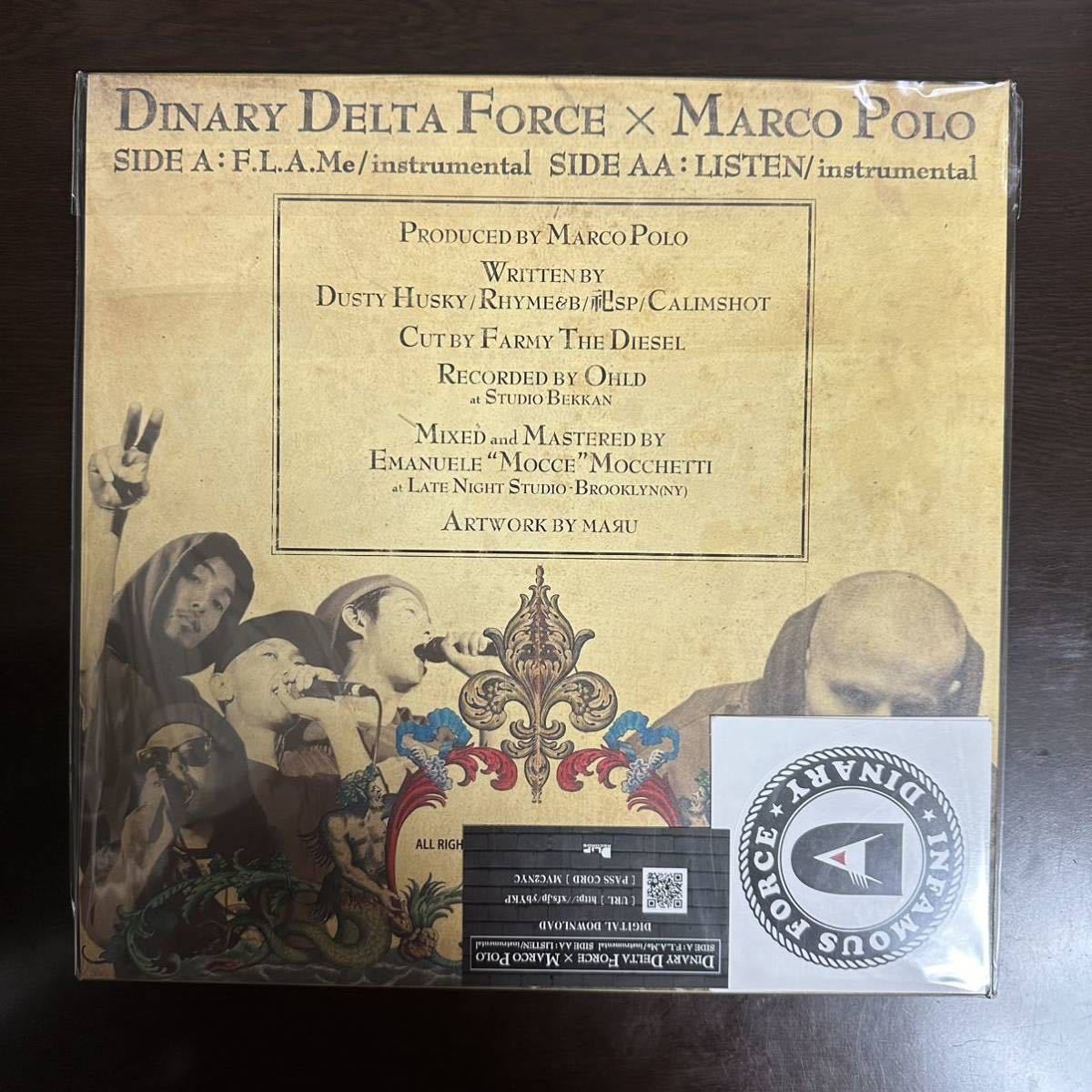 【新品未開封】 DINARY DELTA FORCE x MARCO POLO / F.L.A.Me - LISTEN_画像2