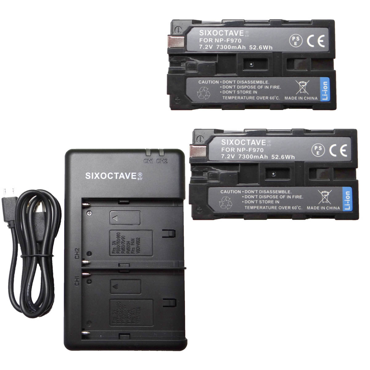  Sony NP-F970 NP-F960 NP-F950 interchangeable battery 2 piece & dual charger BC-VM10. 3 point set HXR-NX5J/HDR-AX2000/HDR-FX7/HDR-FX1000/FDR-AX1