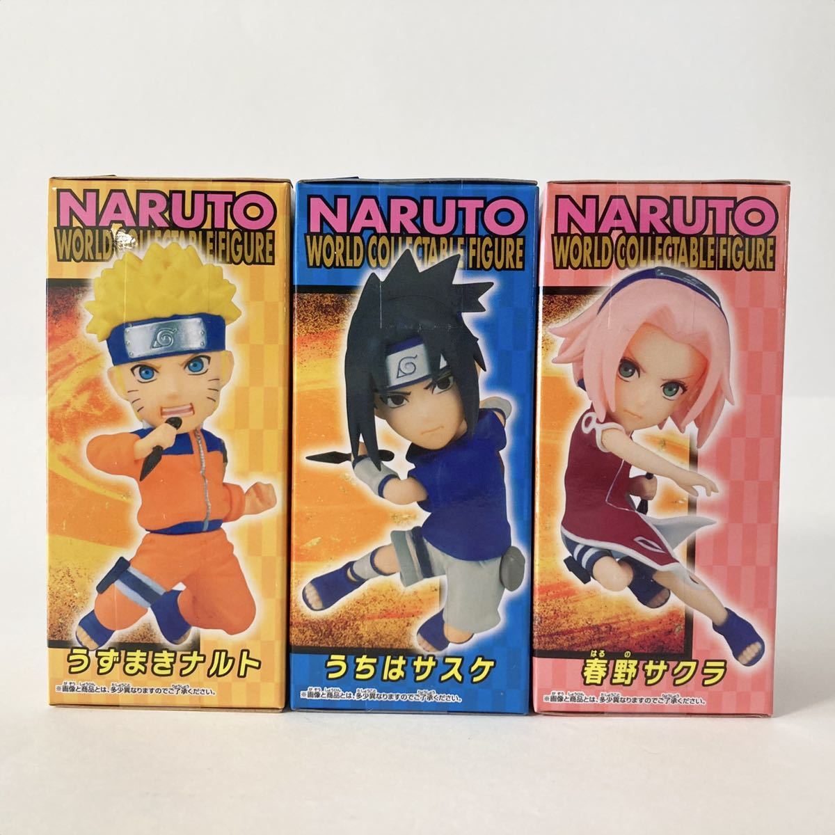 未開封 3種set◇WCF ナルト ワーコレ ナルト サスケ サクラ NARUTO World Collectable Figure Naruto & Sasuke & Sakura Japanese ANIME_画像4