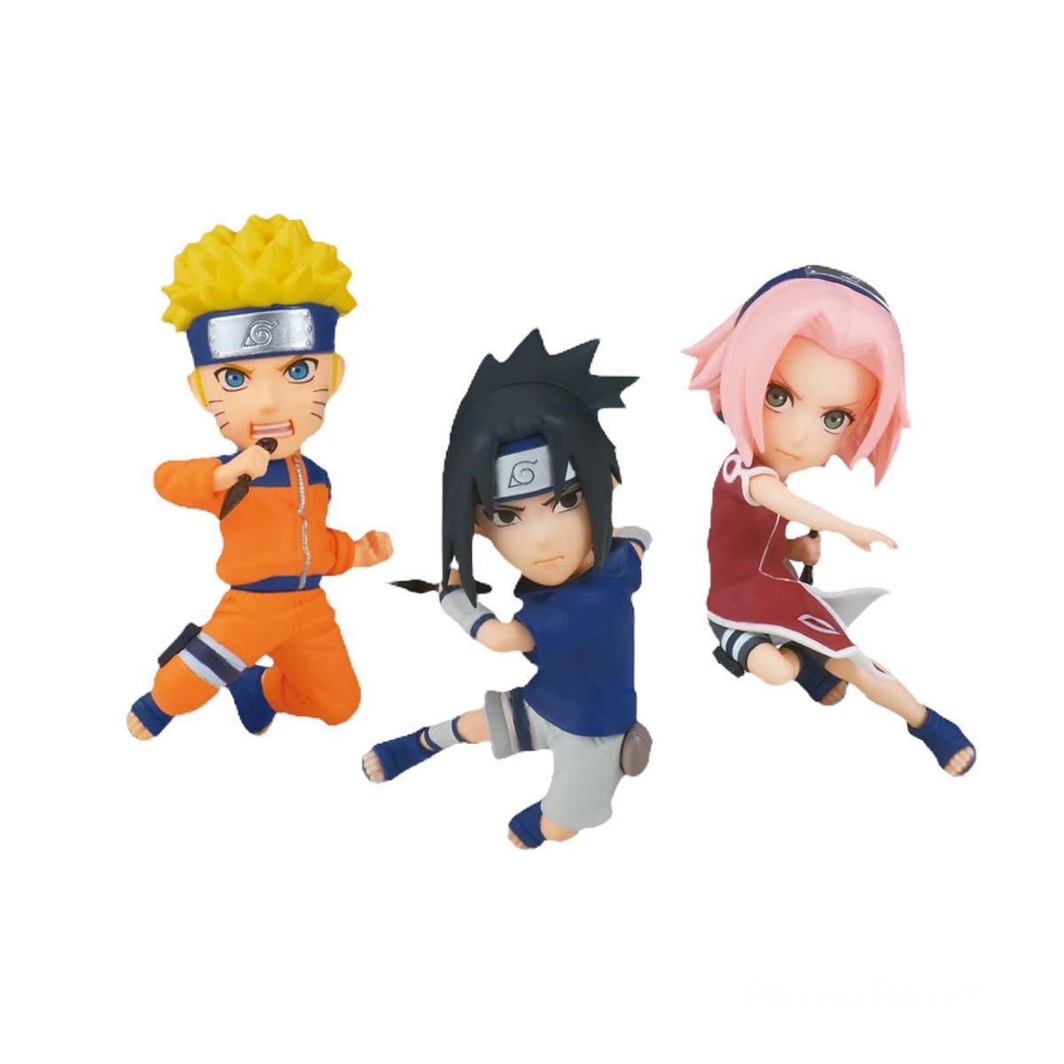 未開封 3種set◇WCF ナルト ワーコレ ナルト サスケ サクラ NARUTO World Collectable Figure Naruto & Sasuke & Sakura Japanese ANIME_画像2