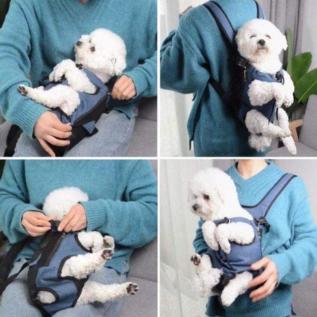  домашнее животное ... шнурок собака кошка слинг-переноска sling рюкзак голубой M размер 