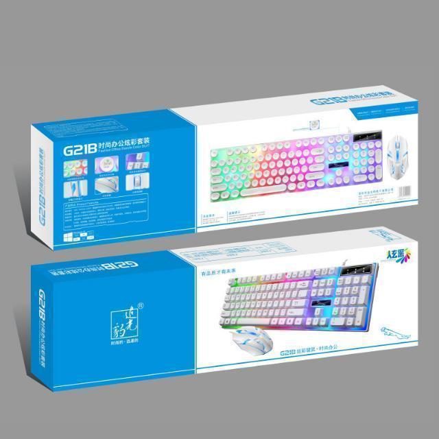 キーボード マウス セット ゲーミング LED バックライト 7色 usbの画像6