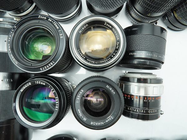 ★ニコン 純正MFレンズなど★Nikon LENS SERIES E//SUN/Tokina/OSAWA/TAMRON/SIGMA/ 等 計:30点まとめ【ジャンク品】28772_画像7