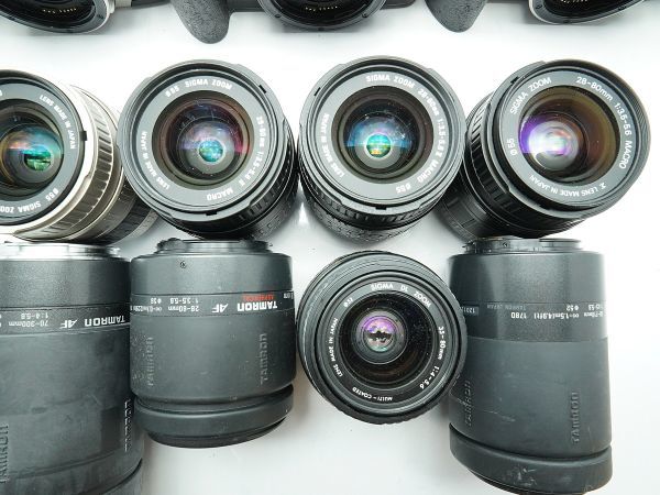 ★キヤノン AF一眼&レンズなど★EOS 630/100/650/1000QD/1000 S/IXE/SIGMA/ 等 計:28点まとめ【ジャンク品】28900_画像9