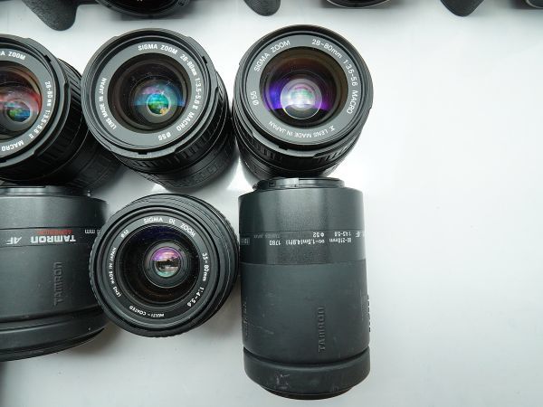 ★キヤノン AF一眼&レンズなど★EOS 630/100/650/1000QD/1000 S/IXE/SIGMA/ 等 計:28点まとめ【ジャンク品】28900_画像8