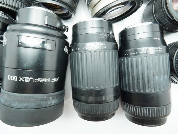 ★ミノルタ 純正AFレンズなど★AF REFLEX 500/AF ZOOM/Tokina/TAMRON/SIGMA/ 等 計:30点まとめ【ジャンク品】28883_画像3