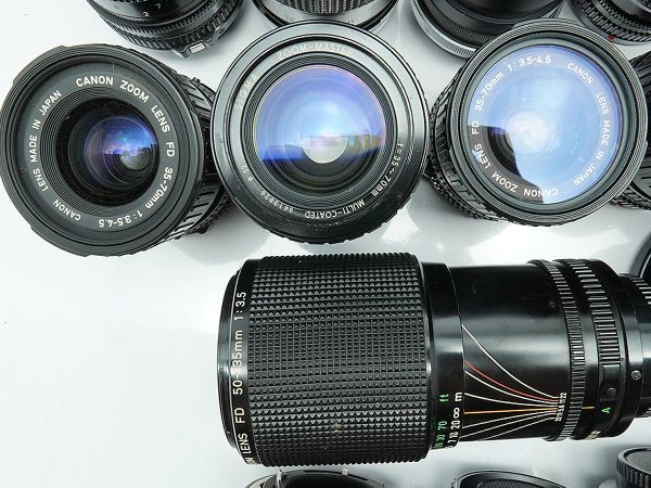 ★キヤノン 純正MFレンズなど★LENS FD/TEFNON/TAMRON/SIGMA/ 等 計:30点まとめ【ジャンク品】28873_画像5