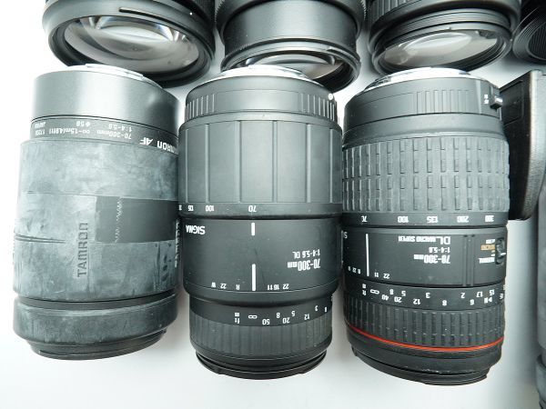 ★キヤノン 純正AFレンズなど★EF LENS/Tokina/TAMRON/SIGMA/Kenko/COSINA/ 等 計:30点まとめ【ジャンク品】29023_画像4