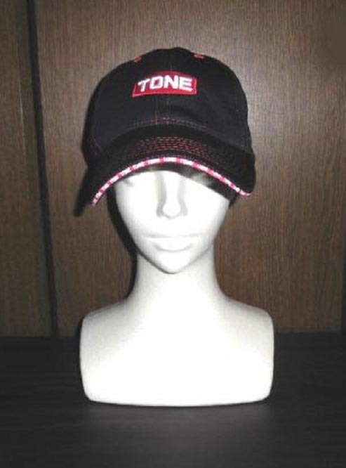 TONE TOOL トネ トネツール トネ工具 キャップ 帽子 業務用 販促用 非売品 刺繍ロゴ BLK-RED 使用僅 美品/スナップオンKTCマックツールズ_画像3