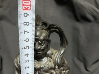 仁王像　高さ29cm 阿像　金剛力士像　中古_画像4