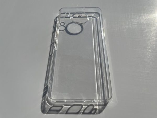 AQUOS sense8 SH-54D SHG11 耐衝撃 上質 TPU ソフト 透明 クリア ケース A229_画像1