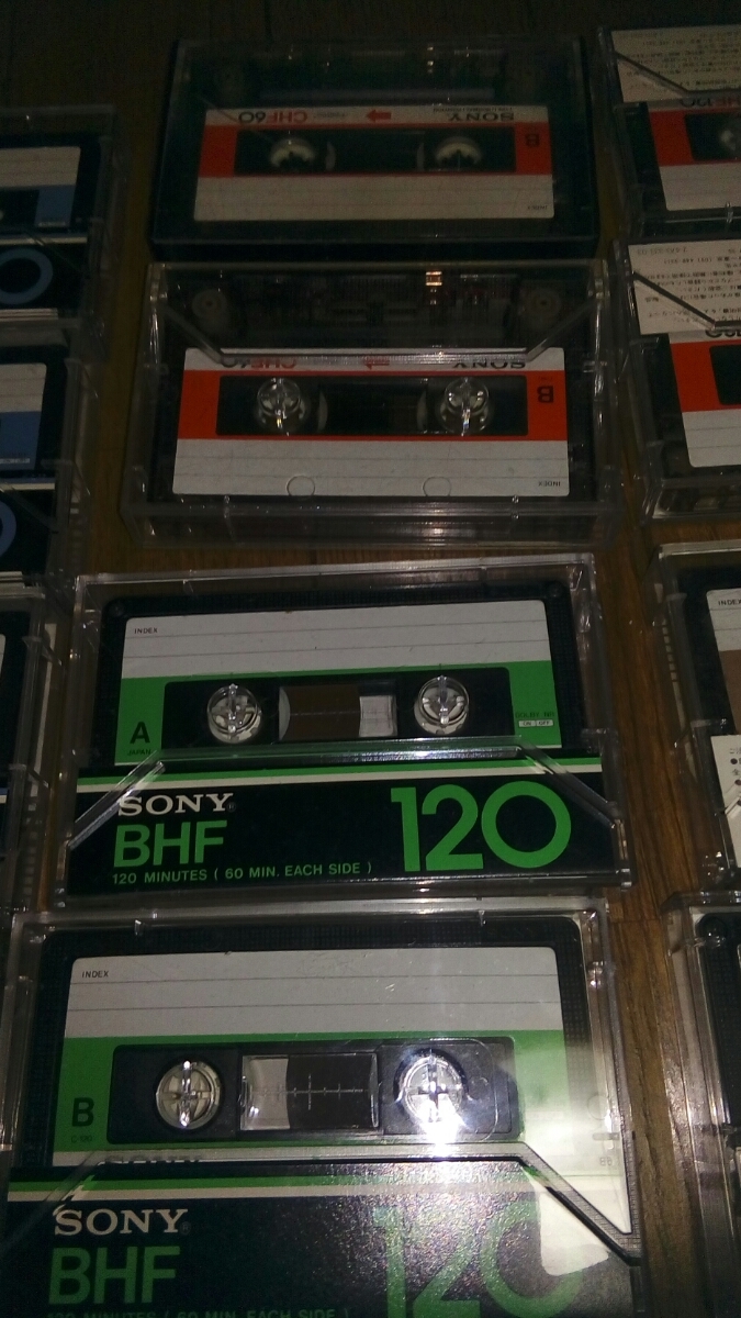 SONY cassette tape 1 2 ps secondhand goods BHF AHF etc..